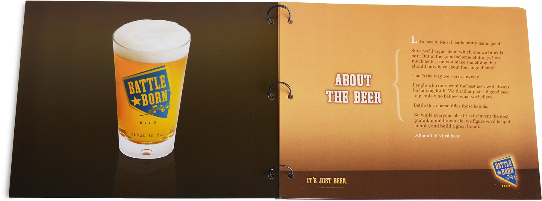 Brand Essence Book With "isms" - Battle Born Beer (1920x836), Png Download