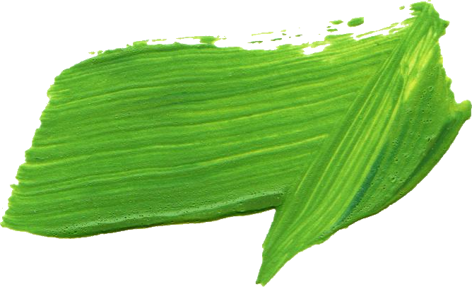 Green Paint Brush Stroke 8 - Green Paint Brush Stroke (668x406), Png Download