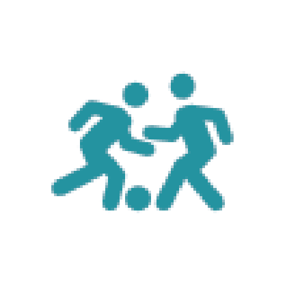 Youth Athletes - Football (417x417), Png Download