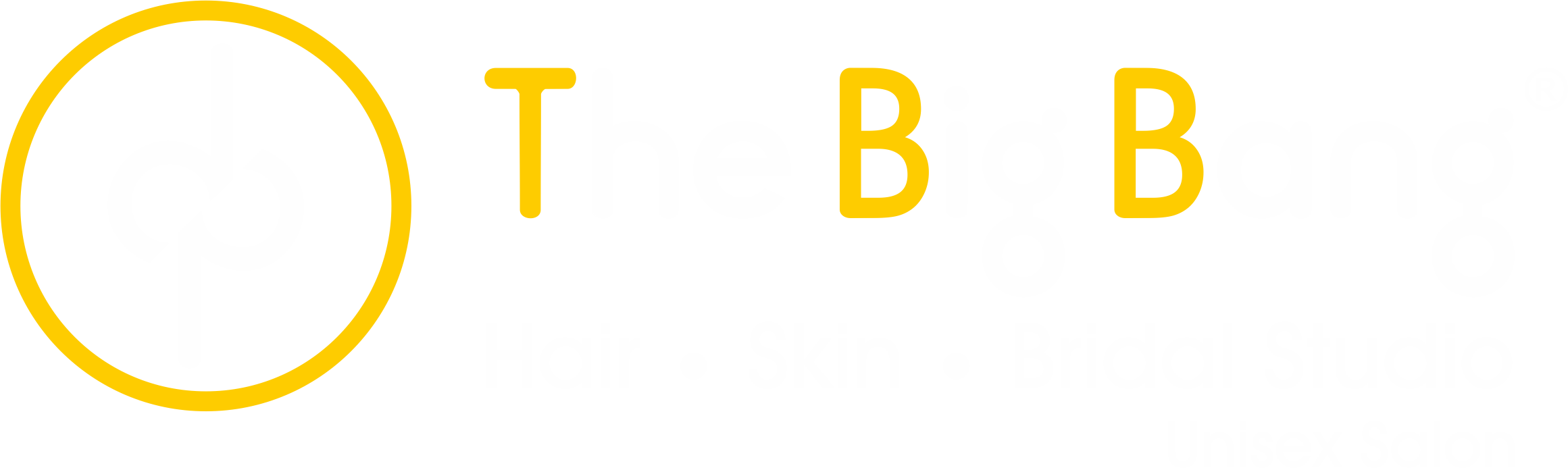 The Big Bang Salon In Vadodara - The Big Bang Salon & Bridal Studio (2321x693), Png Download
