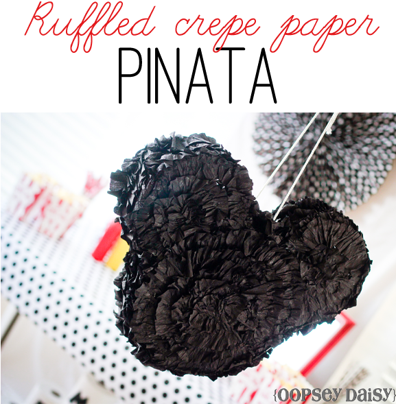 Following - Diy Piñata Mickey Mouse (576x596), Png Download