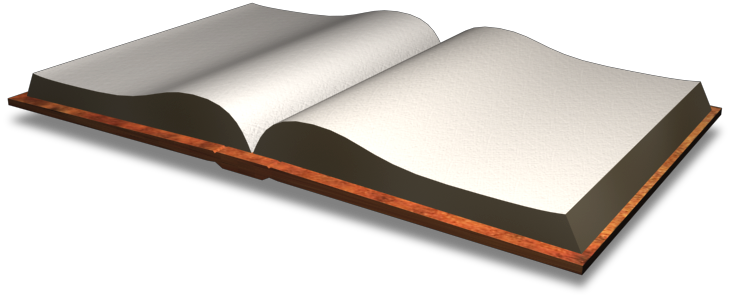 Open Book Clip Art Stacy Alesi - Open Book On Table Png (729x298), Png Download