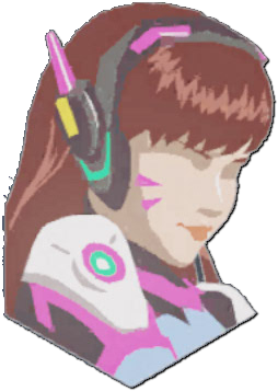Hana - D Va Overwatch Sprays (406x376), Png Download