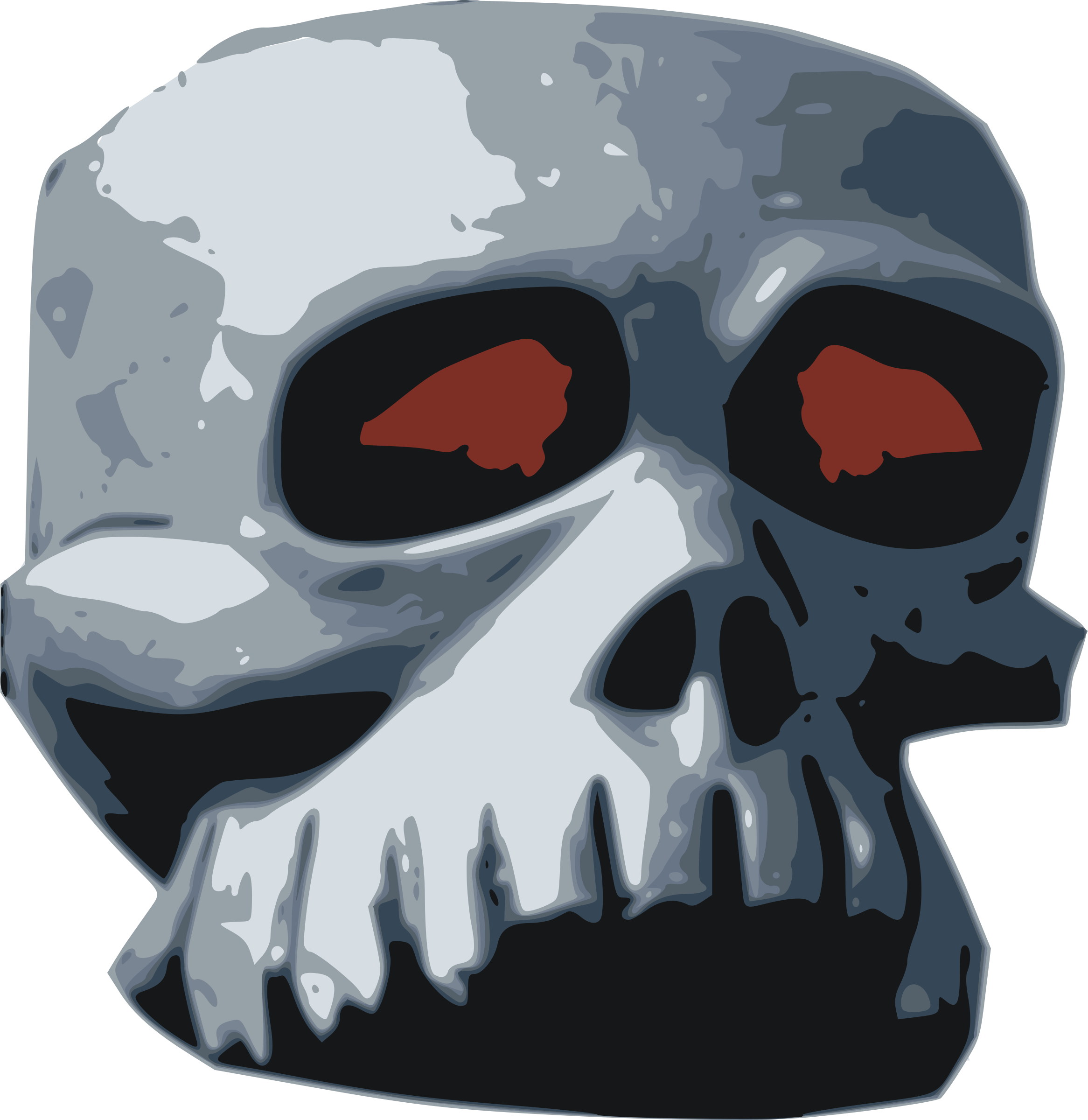 Big Image - Skull (2332x2400), Png Download