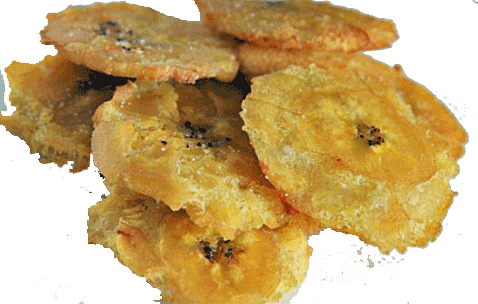Tostones - Fried Green Plantain Png (478x304), Png Download
