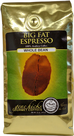 Big Fat Espresso Whole Bean - Espresso (345x560), Png Download