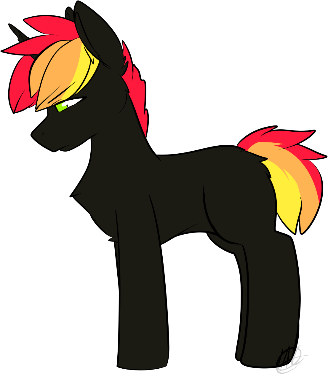 My Oc Pony - Mane (1107x1261), Png Download