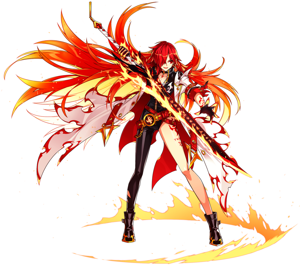 Http - //ami - Animecharactersdatabase - Com/uploads/chars/36338- - Elsword Rose 3rd Job (1000x886), Png Download