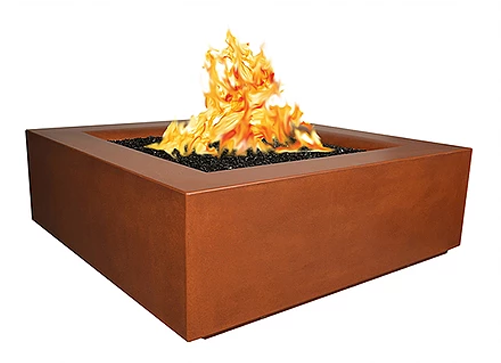 42" Camden Fire Pit Square Table - Png Fire Pit (500x500), Png Download