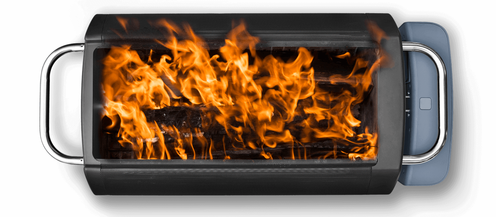 Cookout To Hangout Firepit Is Engineered With Gameday - Flame (1600x700), Png Download
