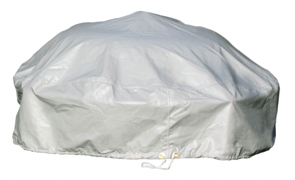 Fire Pit Cover - Protective Covers Firepit Cover W/ Drawstring (600x491), Png Download
