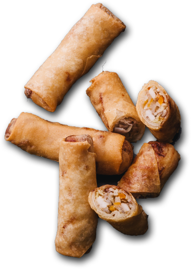 Pork Or Veggie Egg Rolls - Nem Rán (385x543), Png Download