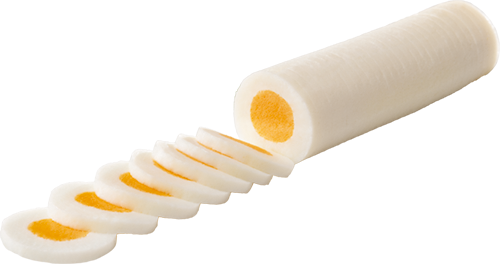 Eggroll Slicedontable White Ext - Egg Roll (500x264), Png Download