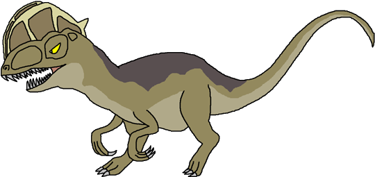 Dilophosaurus (575x299), Png Download