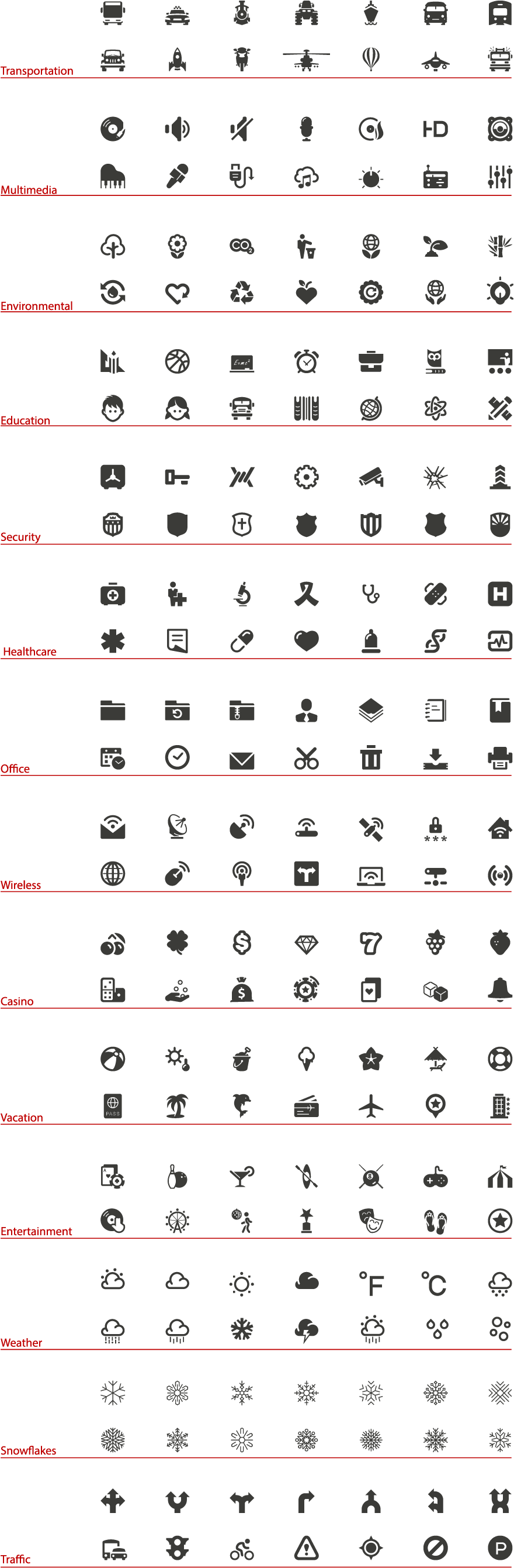 Icons List - Word Search About Bullying (1000x2843), Png Download