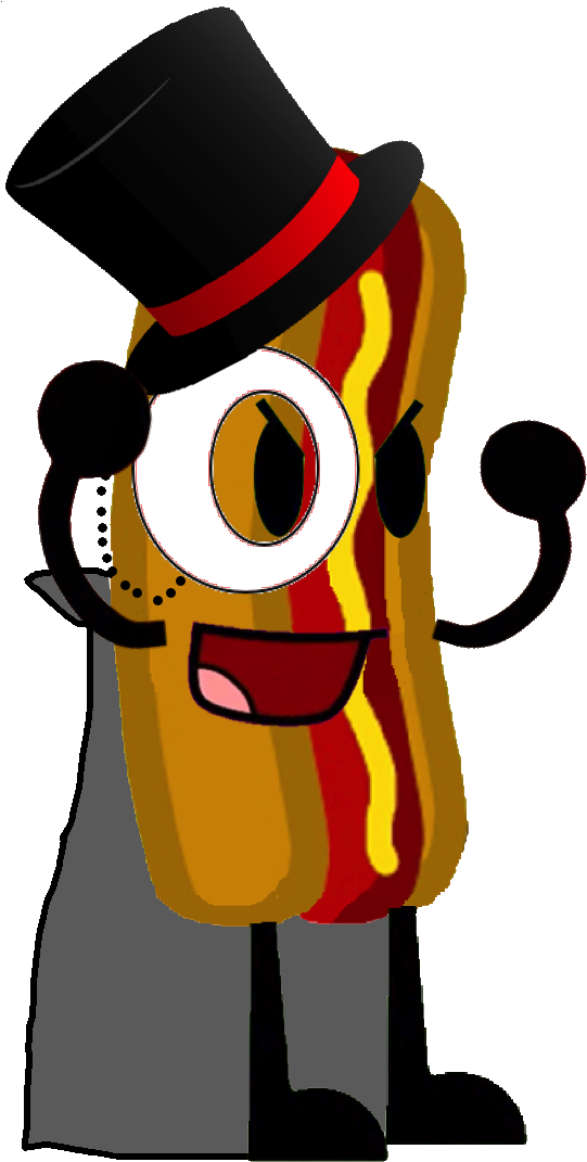 Hot Dog As A Phantom Vector By Thedrksiren-d89oob8 - Vector Graphics (553x1081), Png Download