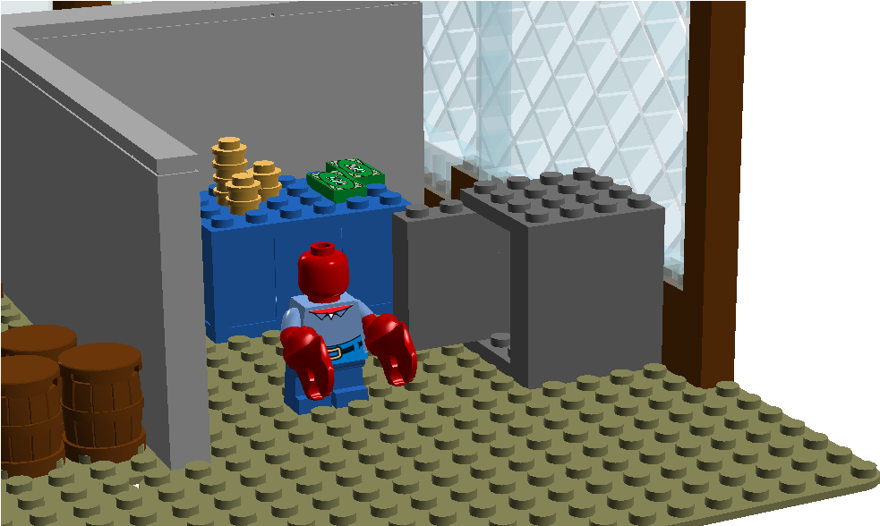 Lego Krusty Krab - Toy Block (1119x587), Png Download