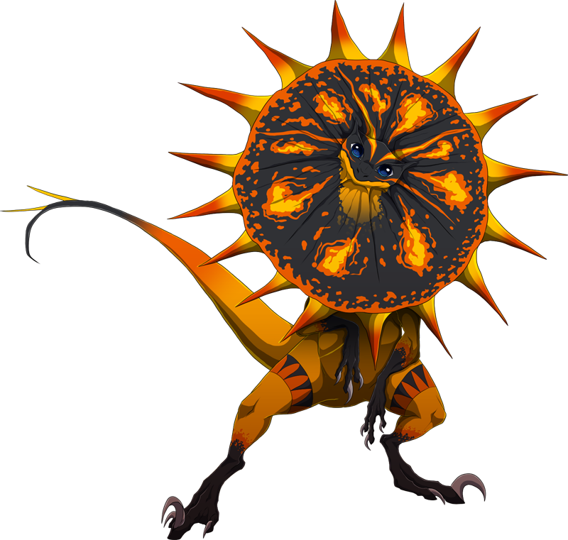 895 Monster Dilophosaurus Www (800x761), Png Download