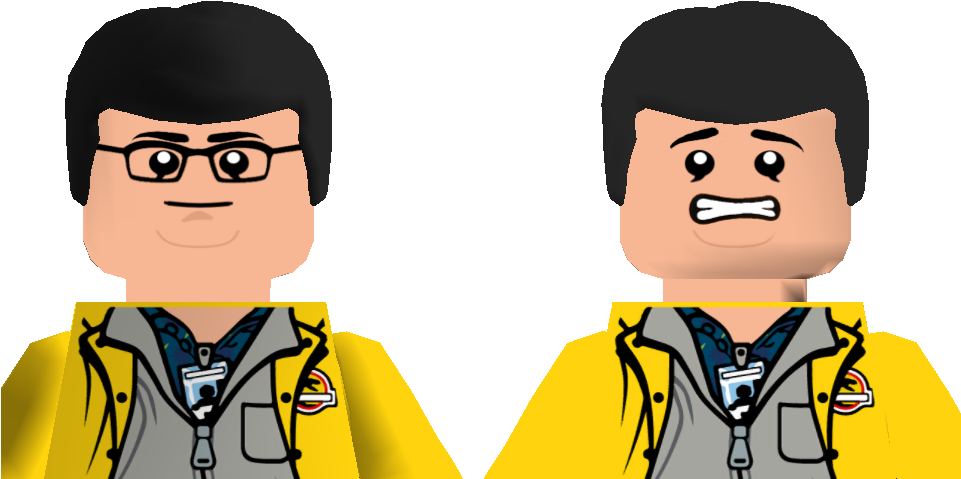 1 / - Lego Dennis Nedry (960x540), Png Download