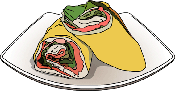 Smoked Salmon Egg Rolls (567x294), Png Download