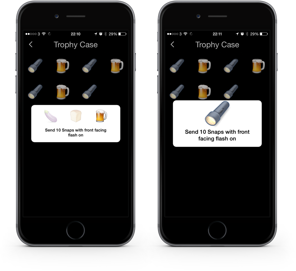 Wersm Snapchat Trophy Case Emoji - Snapchat Trophies List (1000x930), Png Download