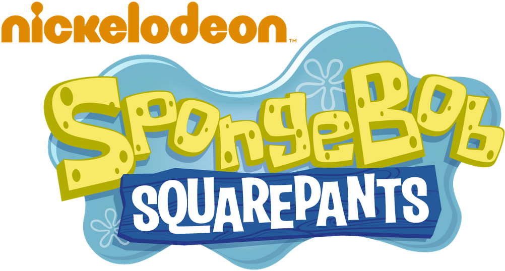 Bob L Eponge Logo - Spongebob Squarepants (1096x572), Png Download