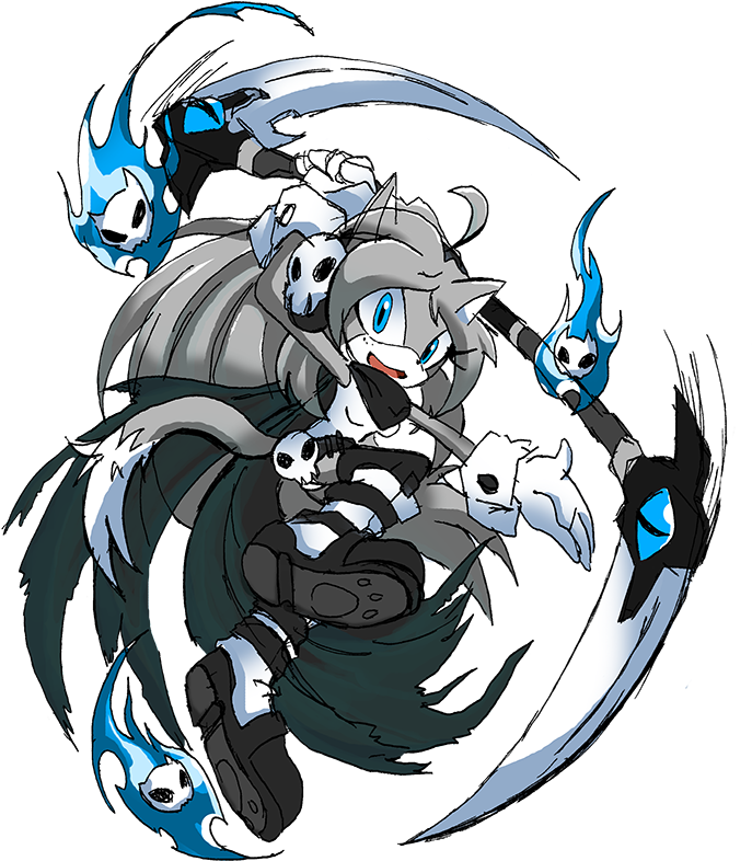 Sonic Oc Reaper (688x800), Png Download