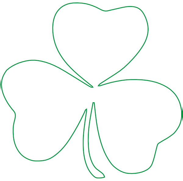 Kappa Delta Shamrock (600x595), Png Download