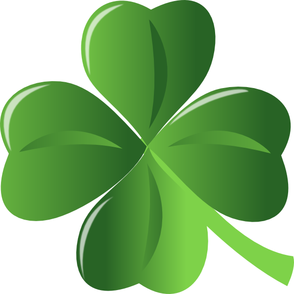 Shamrock No Shadow Clip Art At Clipart - Shamrock Clipart (600x601), Png Download