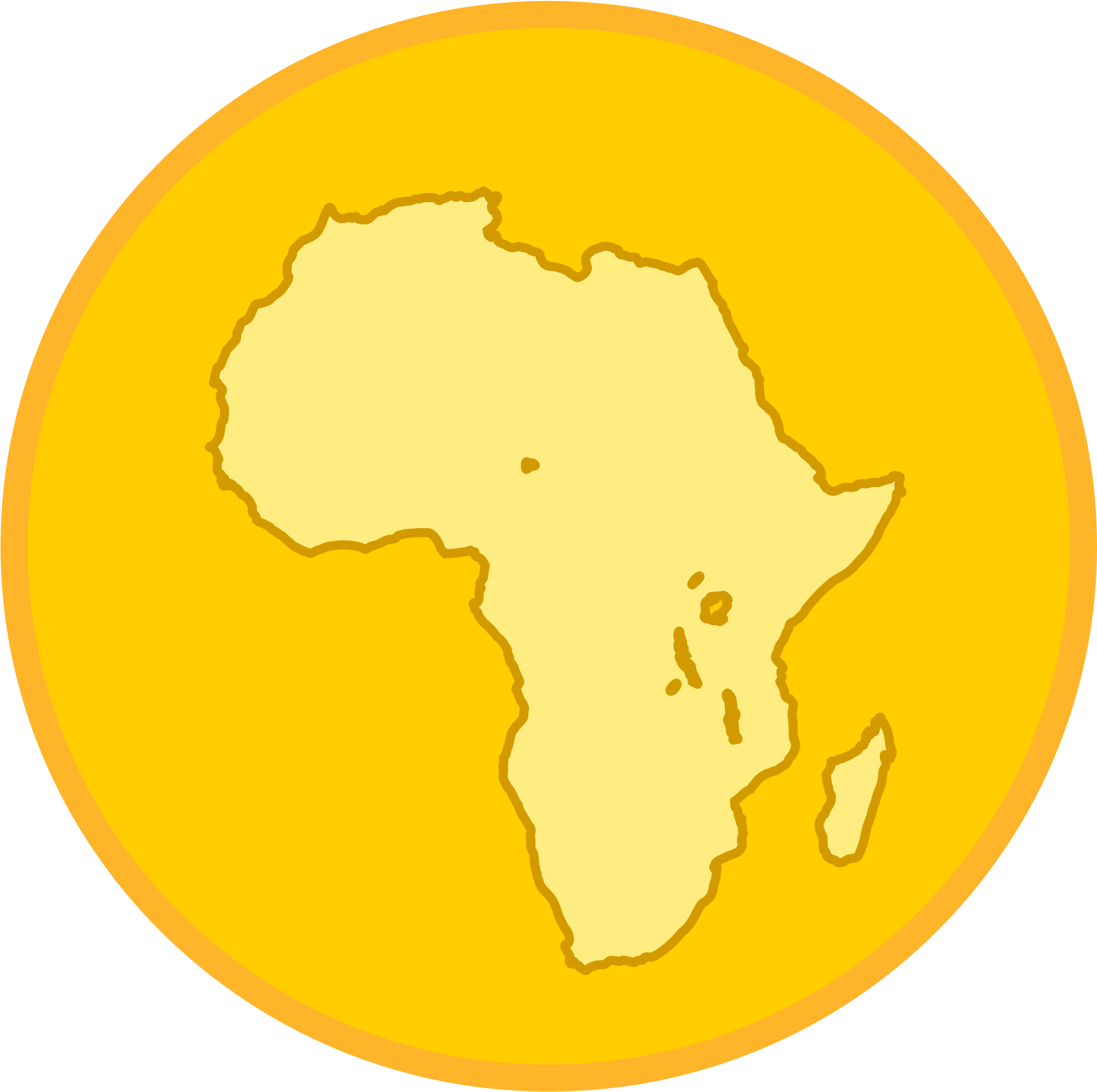 Gold Level Sponsorship - Africa Gold Icon (2000x2000), Png Download