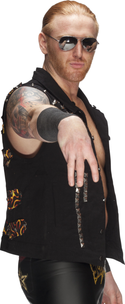 Heath Slater Wearing Goggle - Drew Mcintyre Before And After (423x1024), Png Download