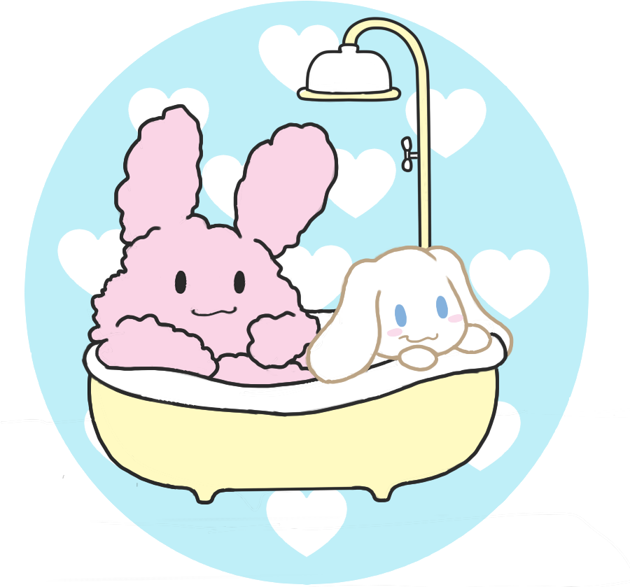 Cinnamoroll Bath Time - Speech (921x839), Png Download