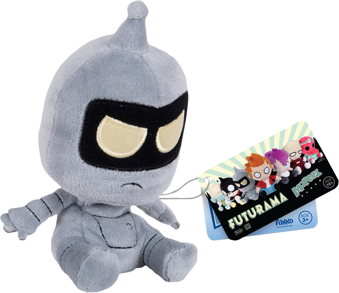 Bender Mopeez Plush - Futurama Mopeez (1079x933), Png Download