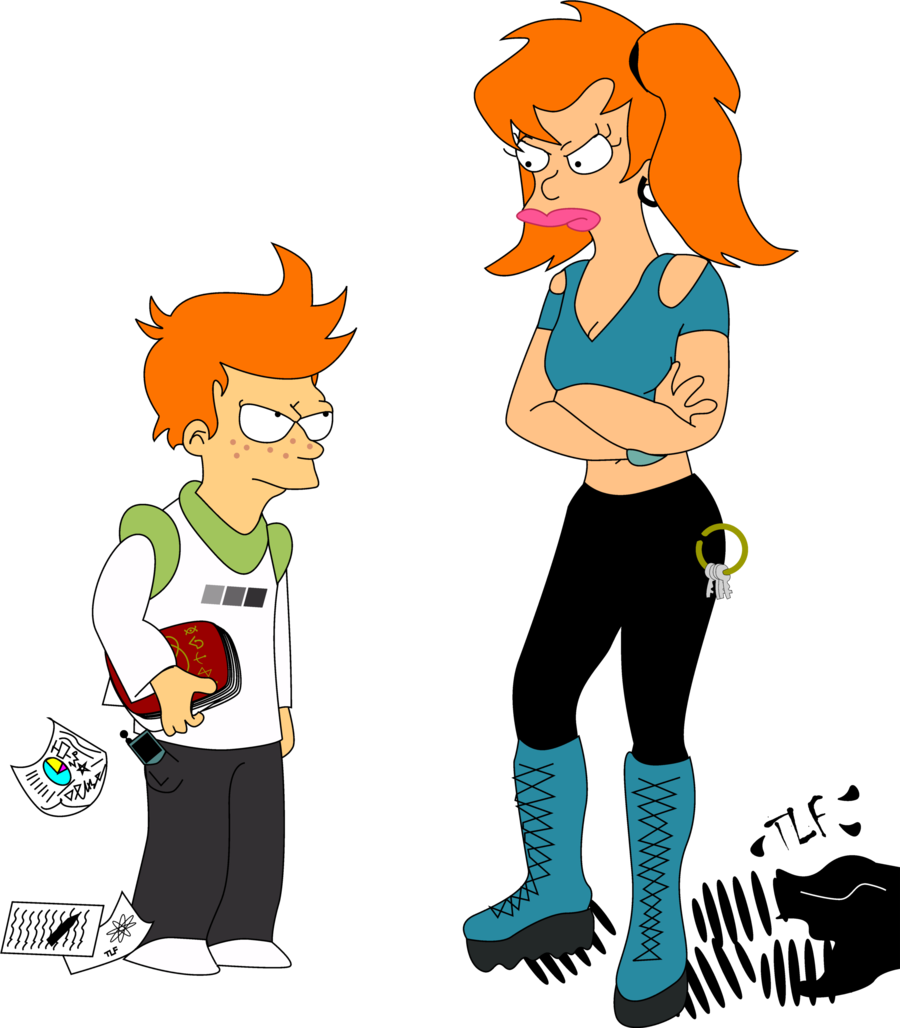 Next To Be Parents By Spider-matt On Deviantart - Drawings Futurama Fry (900x1028), Png Download