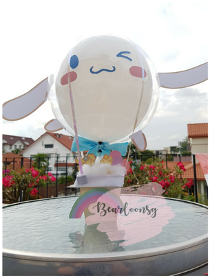 Cinnamoroll Hot Air Balloon - Inflatable (500x419), Png Download