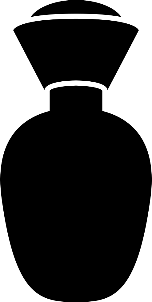 Stylish Perfume Bottle - Icon (494x980), Png Download