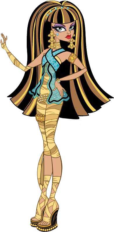 Nuevos Artworks/png En Hd Y Cartoon De Cleo De Nile - Cleo De Nile 2d (402x806), Png Download