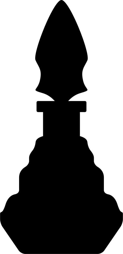 Stylish Perfume Bottle - Inspector Calls Inspector Silhouette (476x980), Png Download