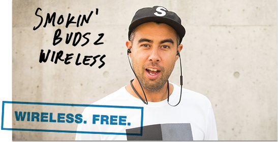 Skullcandy Smokin Buds 2 Wireless Headphones Eric Koston - Wear Skullcandy Smokin Buds 2 (547x280), Png Download