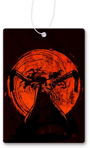 Red Sun Vamp Air Freshener - Alucard (480x480), Png Download