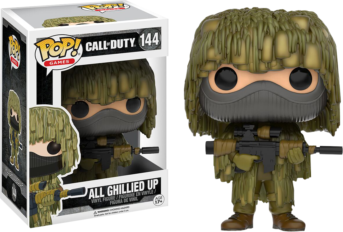 All Ghillied Up Pop Vinyl Figure - Funko Pop Call Of Duty (1175x796), Png Download
