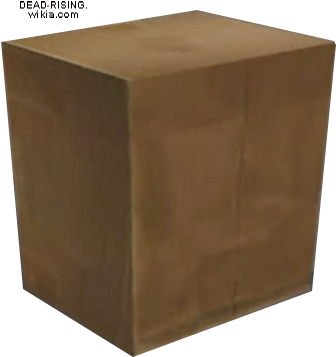 Dead Rising Cardboard Box - Furniture (335x373), Png Download