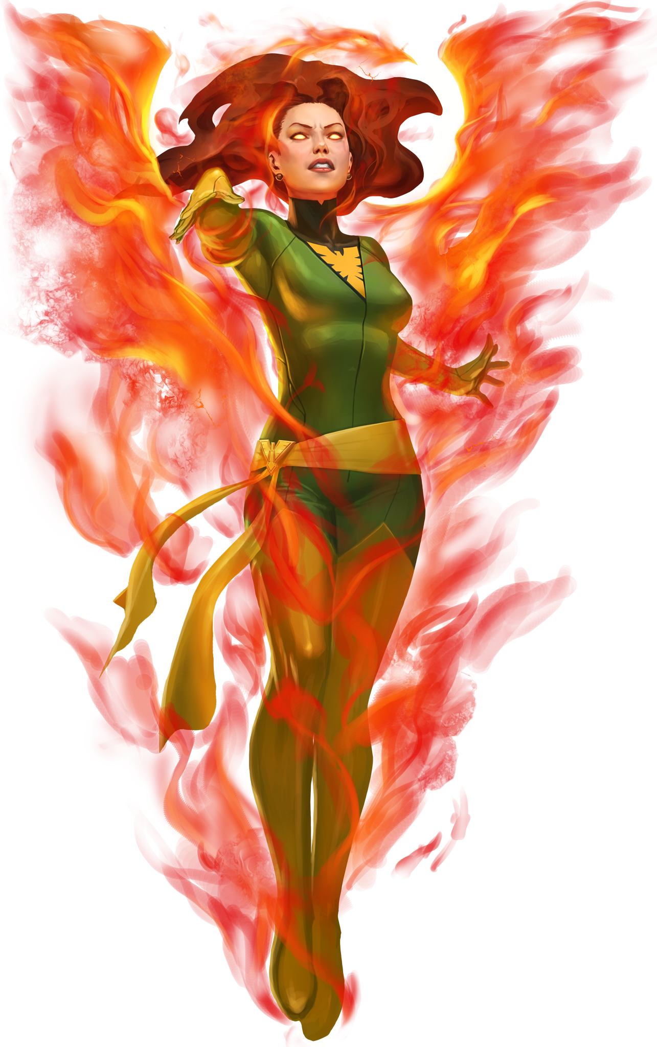 Jean Grey Phoenix - Phoenix Marvel Contest Of Champions (1285x2048), Png Download