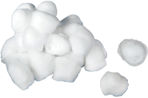 Medline Cotton Ball - Transparent Cotton Balls Png (600x324), Png Download