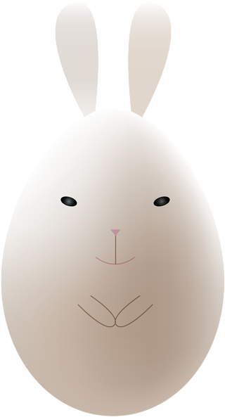 Easter Bunny Egg Clip Art Png Image - Easter (330x600), Png Download
