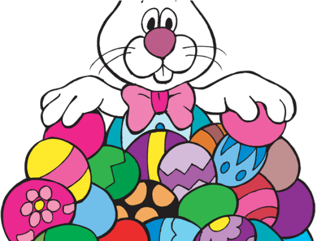 Easter Basket Bunny Clipart Png - Clip Art (640x480), Png Download
