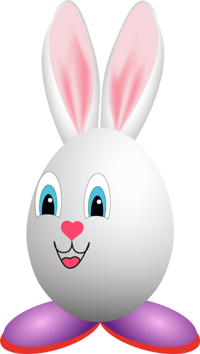 Oeuf Lapin Png, Tube Pâques, Mauve - Easter (395x700), Png Download