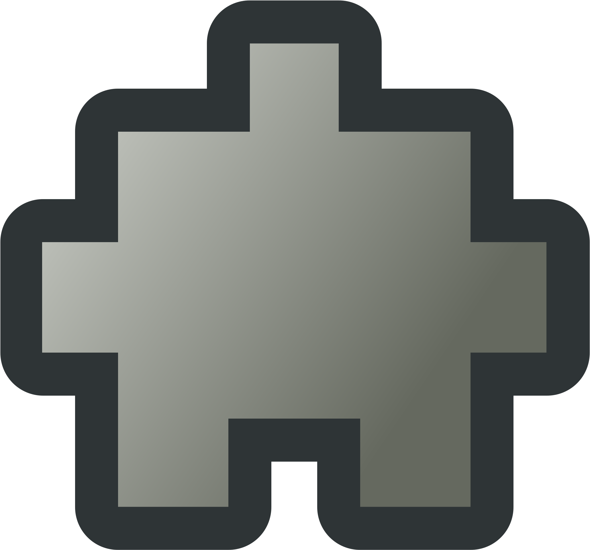 How To Set Use Jean Victor Balin Icon Puzzle Grey Icon - Puzzle Icon (600x559), Png Download