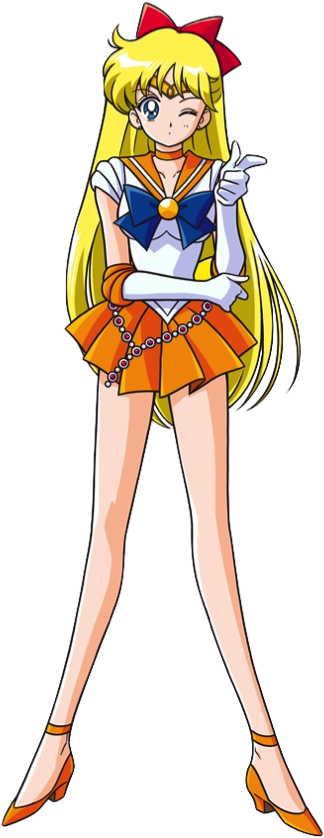 Sailor Venus Crystal - Sailor Moon Crystal Sailor Venus (398x879), Png Download