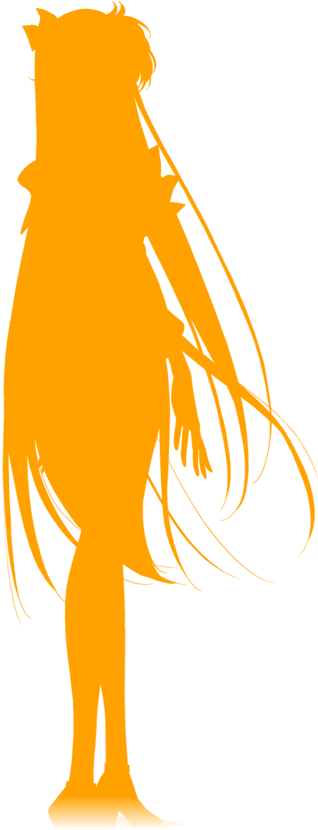 Pin By Lynden On My Girl - Sailor Venus Silueta (454x1230), Png Download